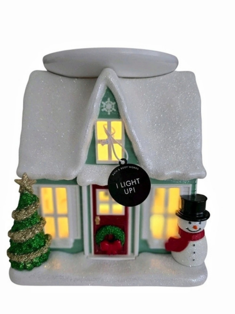 NEW Bath & Body Works 2026 Christmas Cozy House Candle Holder Light-Up Cottage